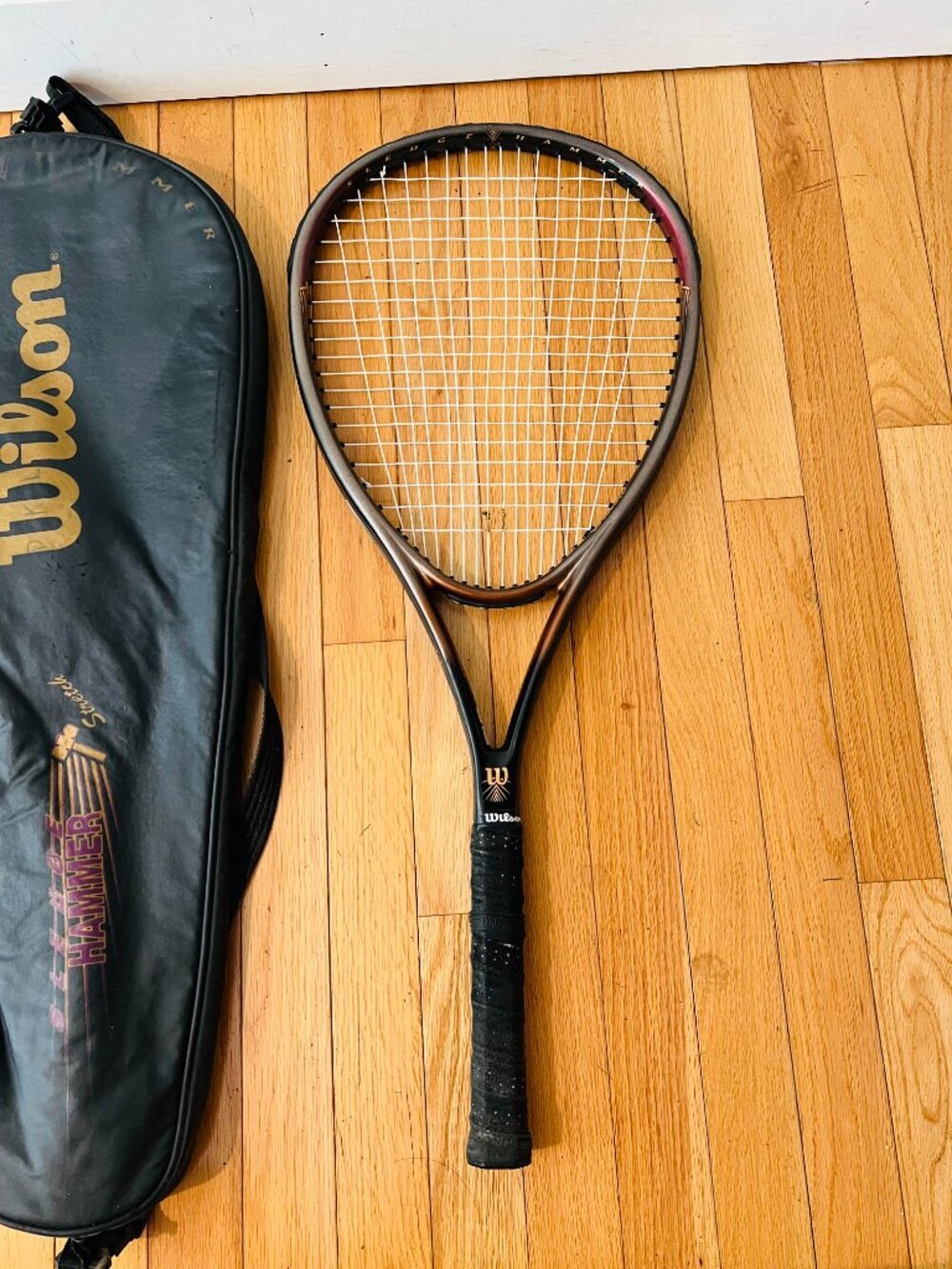 Wilson Sledge Hammer indeX 2.8 Stretch 116Tennis Racquet Racket 4 5/8  with bag - Picture 14 of 16